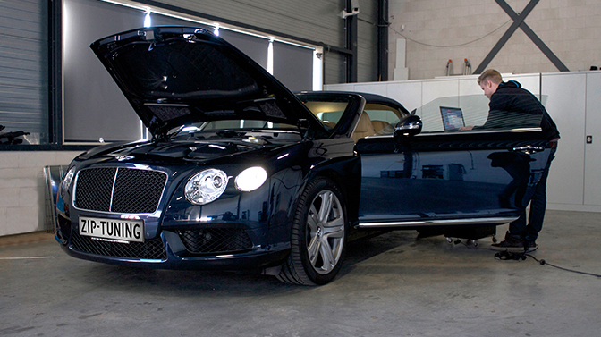 Bentley Continental gtc ziptuning chiptuning